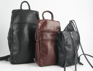 Leather Backpack purses from Maple Leather Company and GreatBags display picture 3