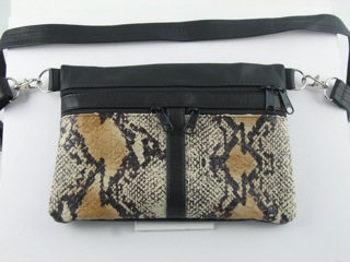 309 Flat Fanny Pack Convertible with Convertible Adjustable Strap Easy to Use Classy Chic